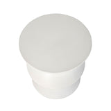 3. "White Concrete Inverted Side Table - perfect addition to any living space"