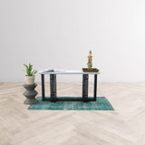 3. "Concrete Inverted Side Table in Dark Grey: Versatile and functional addition to any room"