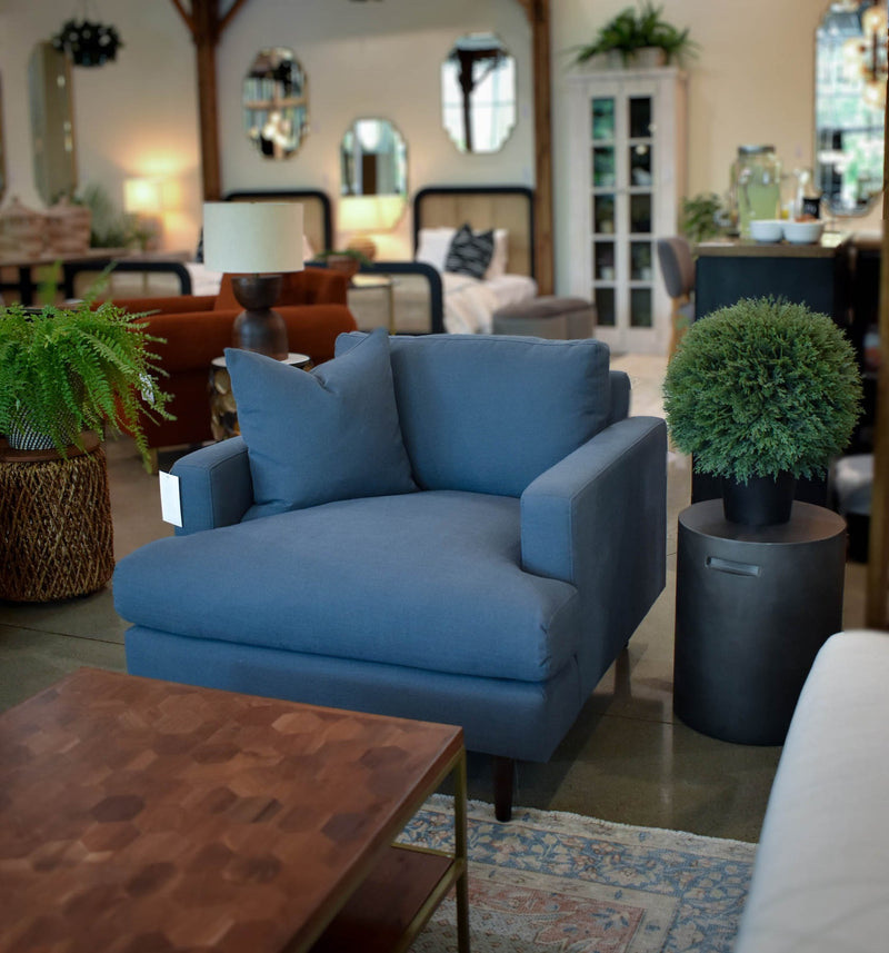 3. "Versatile round side table with handle - Dark Grey, ideal for indoor and outdoor use"