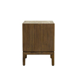4. "Contemporary West Nightstand with convenient pull-out drawer"