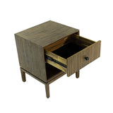 7. "Compact West Nightstand perfect for small spaces"