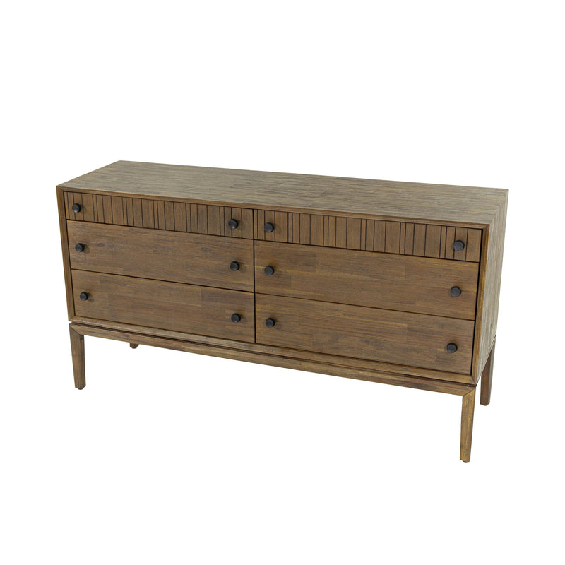 6. "Functional West Dresser 6 Drawers - Ample storage space for all your essentials"
