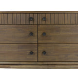 7. "Contemporary West Dresser 6 Drawers - Add a touch of sophistication to your room"