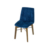 3. "Elegant West Dining Chair with sturdy wooden frame"