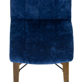 6. "Luxurious West Dining Chair with plush upholstery"
