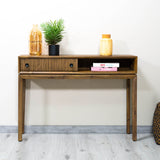 12. "Stylish West Console Table that complements any decor style"