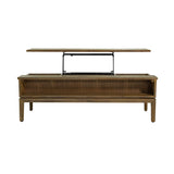 6. "Convenient West Coffee Table with Lift Top - Easy Access to Hidden Storage"