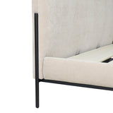 4. "Winter King Bed - Modern Design for a Sleek Bedroom Look"