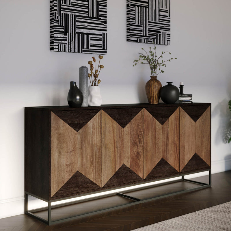 9. Illusion Sideboard with a spacious top surface for displaying decor